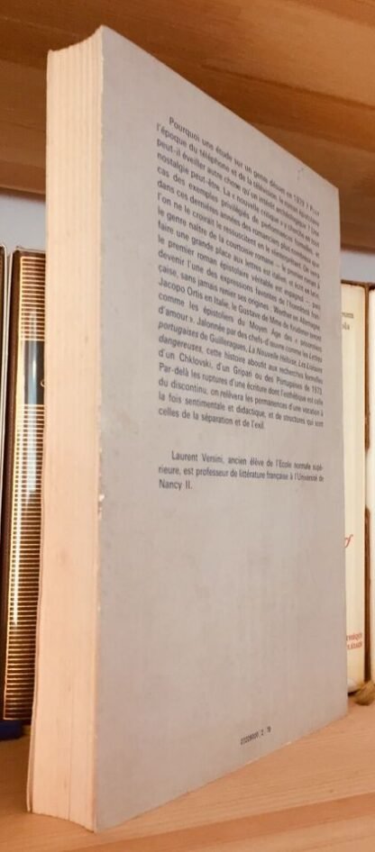 Laurent Versini Le roman épistolaire Puf 1979 - immagine 2