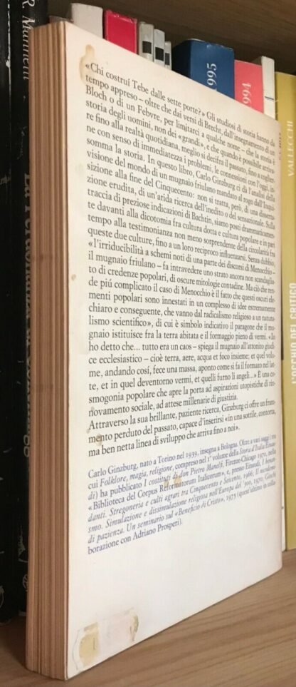 Carlo Ginzburg Il formaggio e i vermi il cosmo di un mugnaio del 500 Einaudi 1977 - immagine 2