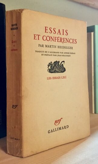 Essais et Conférences par Martin Heidegger Les Essais LXC Gallimard 1958