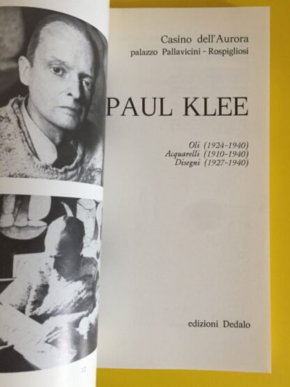 Benincasa Paul Klee Oli Acquarelli Disegni Dedalo 1979 - immagine 4