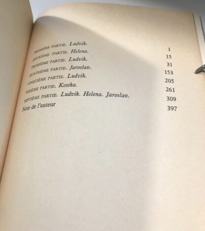 Milan Kundera La plaisanterie Gallimard Du monde entier 1985 - immagine 5
