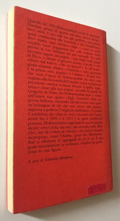 Hugo Von Hofmannsthal la mela d'oro e altri racconti piccola biblioteca Adelphi 1982 - immagine 2