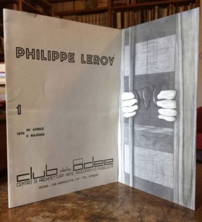 Philippe Leroy pieghevole club delle idee Roma 1978