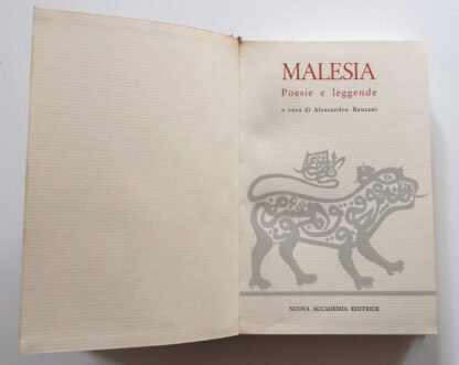 Bausani Malesia Poesie e leggende Nuova Accademia 1963 - immagine 3