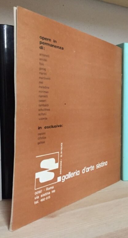 Marco Mei catalogo Roma Galleria d'Arte Sistina 1974 - immagine 2
