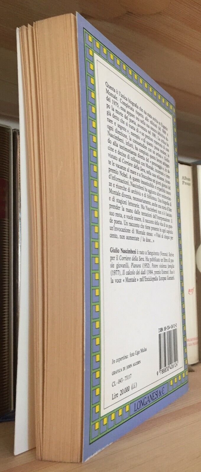Nascimbeni Montale biografia di un poeta Longanesi gennaio 1986 I edizione - immagine 2
