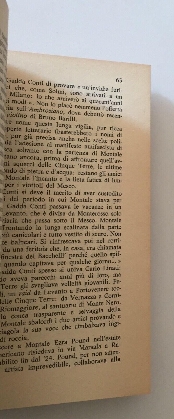 Nascimbeni Montale biografia di un poeta Longanesi gennaio 1986 I edizione - immagine 3