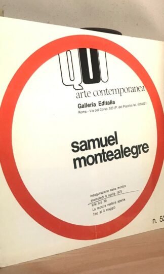 Galleria editalia inaugurazione mostra n.52 Samuel Montealegre 1975