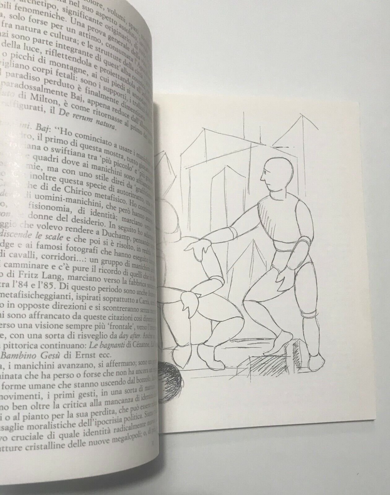 Baj la nostalgia del futuro catalogo mostra 1987 Mazzotta dedica aut. dell'A. - immagine 9