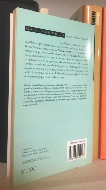 Gabriel García Márquez Nessuno scrive al colonnello Oscar Mondadori 2004 - immagine 2