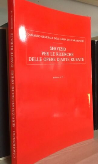 Servizio per le ricerche delle opere d'arte rubate bollettino n.14 1991