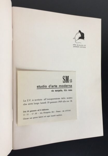 Pannaggi La commedia epistolare catalogo 1969 SM13 Studio D'Arte Moderna Roma - immagine 3