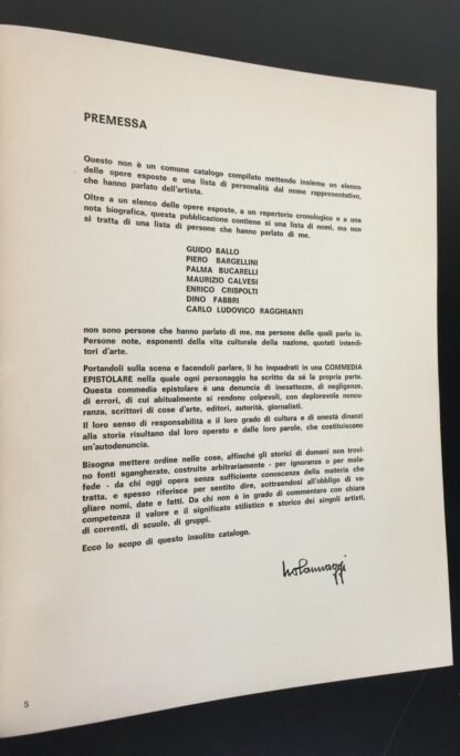 Pannaggi La commedia epistolare catalogo 1969 SM13 Studio D'Arte Moderna Roma - immagine 5