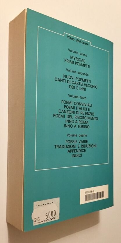 Giovanni Pascoli Poesie Vol II Nuovi poemetti canti di castelvecchio odi e inni - immagine 4