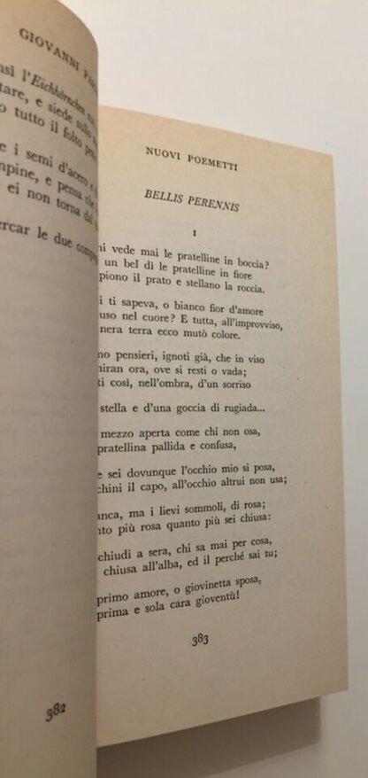Giovanni Pascoli Poesie Vol II Nuovi poemetti canti di castelvecchio odi e inni - immagine 3