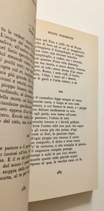 Giovanni Pascoli Poesie Vol II Nuovi poemetti canti di castelvecchio odi e inni - immagine 2