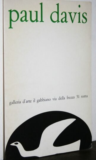 Paul Davis pieghevole mostra galleria il gabbiano Roma 1977