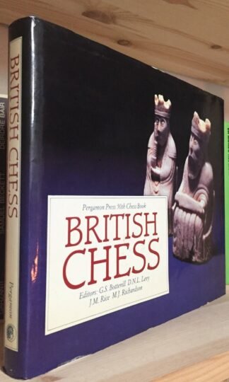 Pergamon Press 50th Chess Book British Cess Botterill Levy Rice Richardson 1983