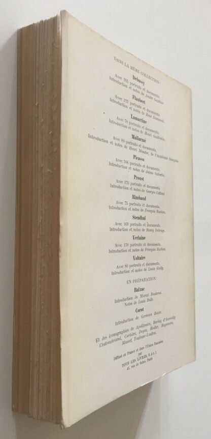 Pichois et Ruchon Baudelaire Documents iconographiques Pierre Cailler 1960 - immagine 4