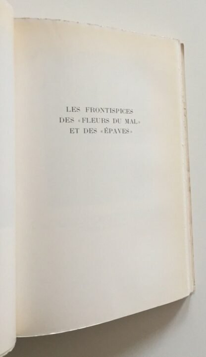 Pichois et Ruchon Baudelaire Documents iconographiques Pierre Cailler 1960 - immagine 9