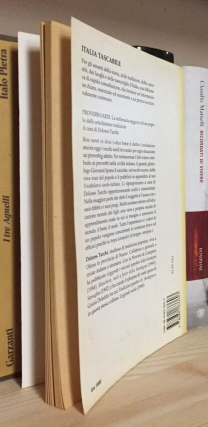 Proverbi sardi Giovanni Spano a cura di Dolores Turchi Tasc. Ec. Newton - immagine 2