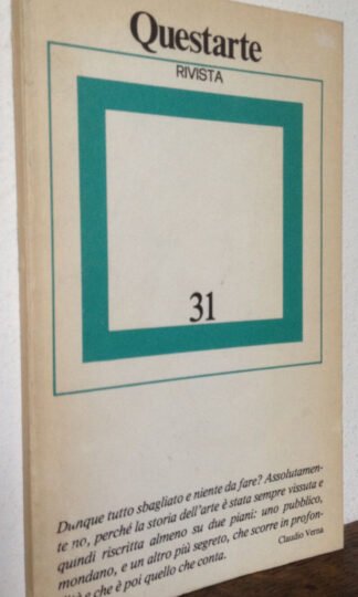 Questarte Rivista n. 31 gennaio/febbraio 1981