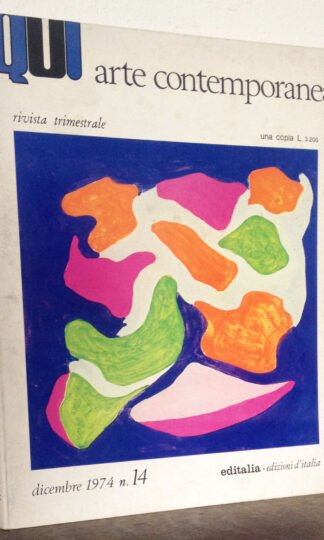 QUI arte contemporanea n.14  dicembre 1974 Turcato
