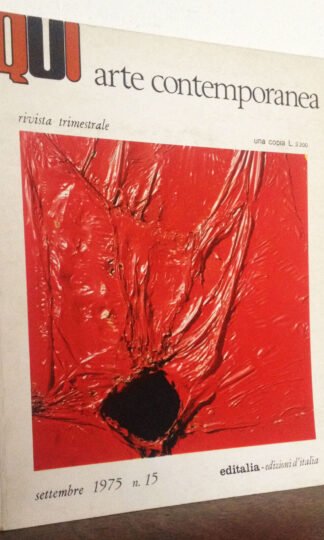 QUI arte contemporanea n.15 settembre 1975