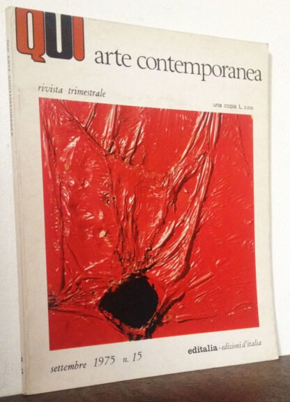 QUI arte contemporanea n.15 settembre 1975