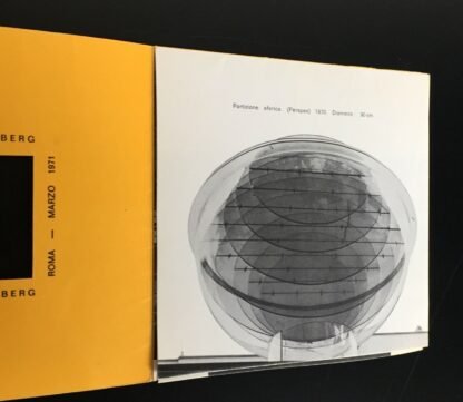 Osvaldo Romberg pieghevole personale Studio Farnese Roma marzo 1971 - immagine 4