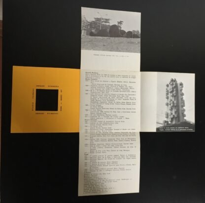 Osvaldo Romberg pieghevole personale Studio Farnese Roma marzo 1971 - immagine 7