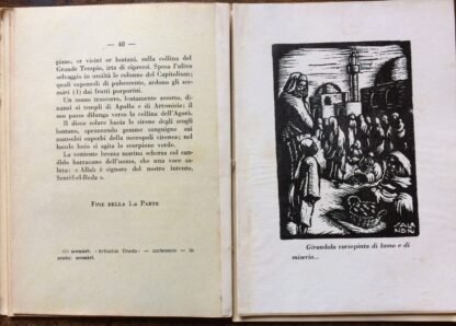 Marino Matricardi Sabbia Arti Grafiche Savioli Roma 1932 xilografie di Salandri - immagine 4