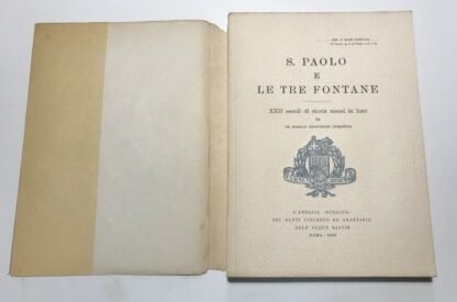 S.Paolo e le tre fontane Le Acque Salvie XXII secoli di storia Roma 1938 - immagine 4