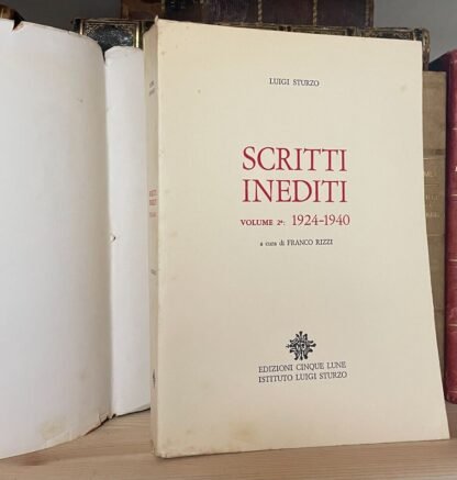 Luigi Sturzo Scritti Inediti volume 2 1924-1940 cinque lune 1975 - immagine 5