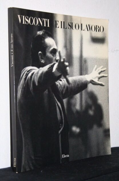Visconti e il suo lavoro catalogo e depliant mostra Roma Pal. Esposizioni 1983