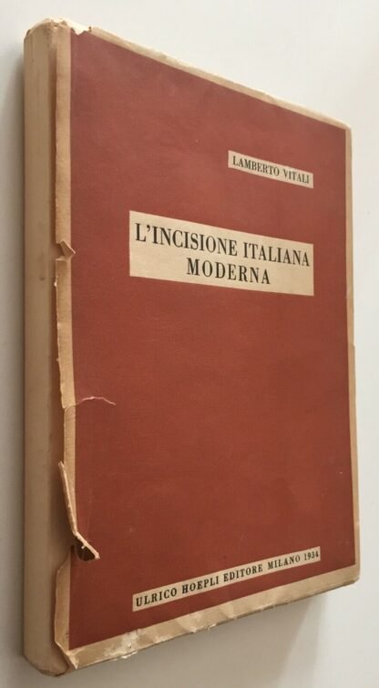 Lamberto Vitali L'incisione italiana moderna Hoepli 1934 edizione numerata 1000 copie - immagine 4