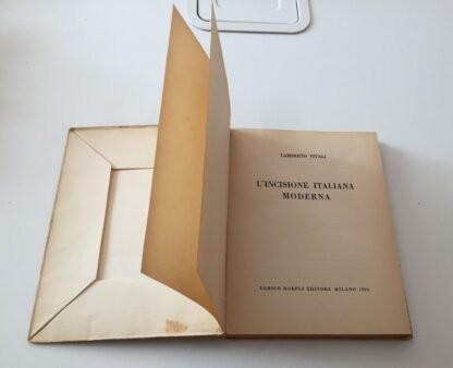 Lamberto Vitali L'incisione italiana moderna Hoepli 1934 edizione numerata 1000 copie - immagine 10
