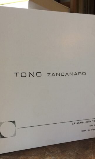 Tono Zancanaro catalogo Roma Galleria della Trinità 1970