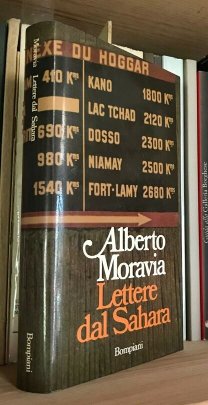 Alberto Moravia Lettere dal Sahara Bompiani 1981