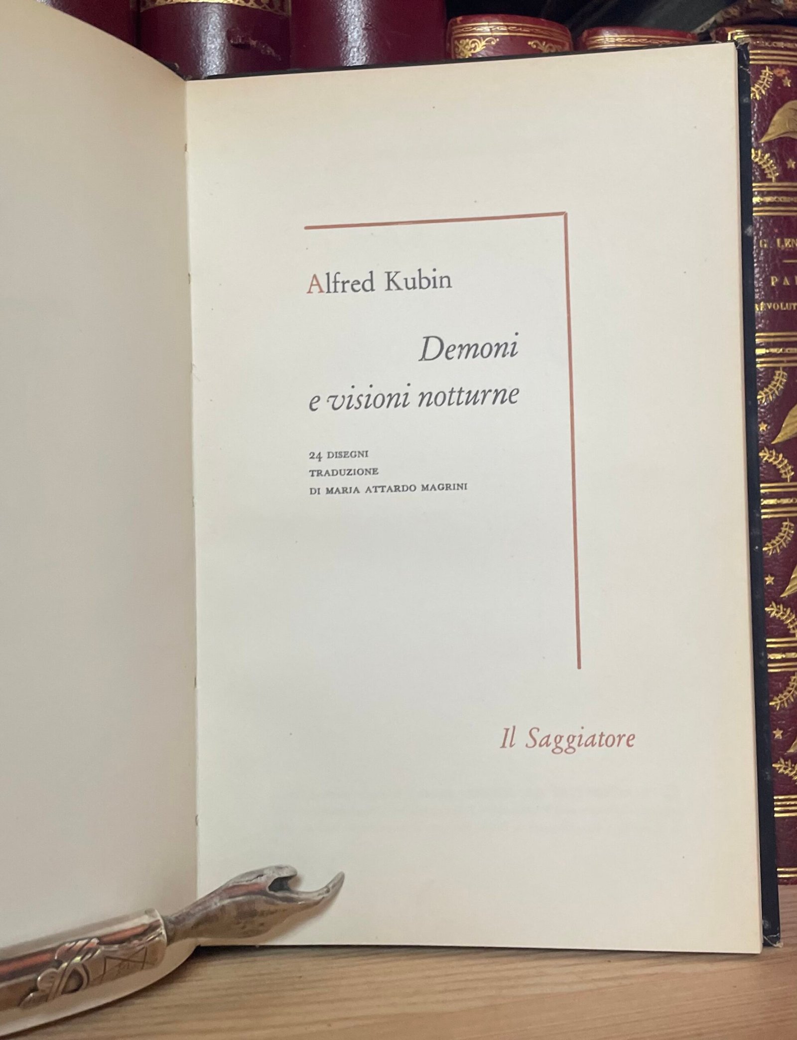 Alfred Kubin Demoni e visioni notturne Biblioteca delle Silerchie 1961 - immagine 5