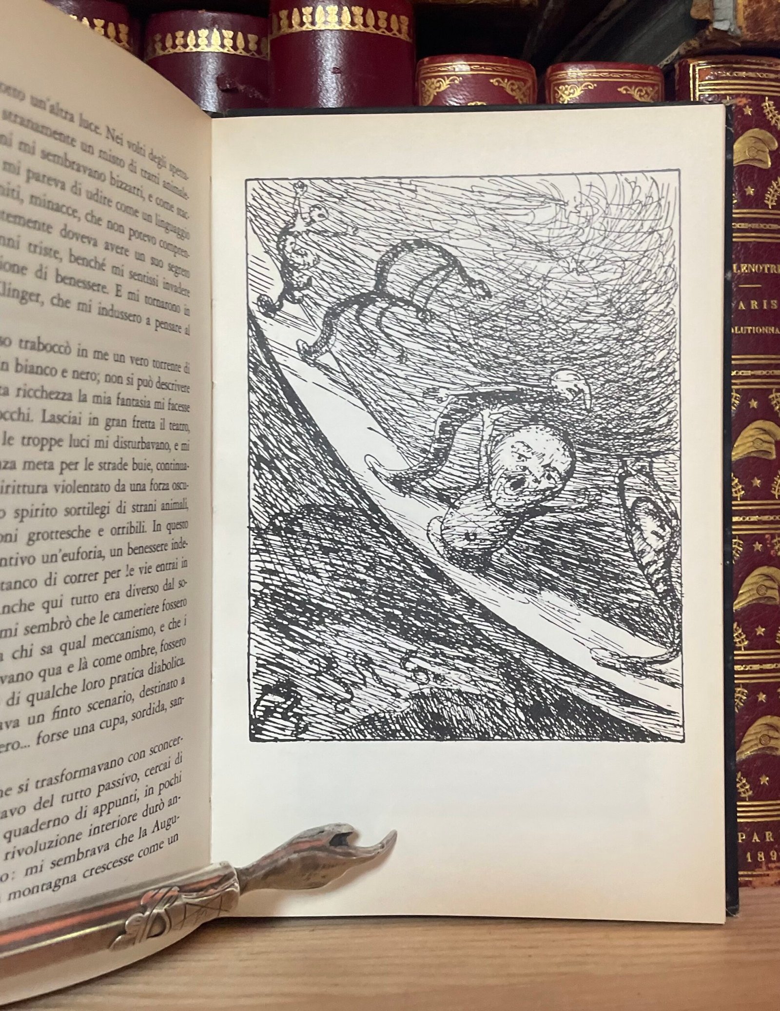 Alfred Kubin Demoni e visioni notturne Biblioteca delle Silerchie 1961 - immagine 7