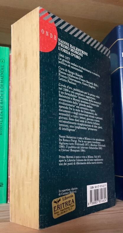 Nanni Balestrini Primo Moroni L'orda d'oro Feltrinelli 1997 Nuova edizione - immagine 2