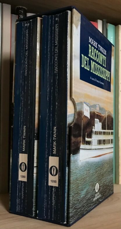 Mark Twain Racconti del Mississippi Oscar narrativa due volumi in cofanetto 1992