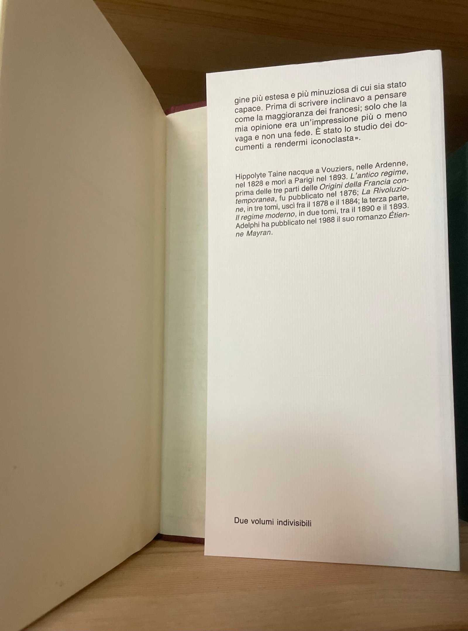 Taine Le origini della Francia contemporanea la Rivoluzione Adelphi 2 Volumi - immagine 6