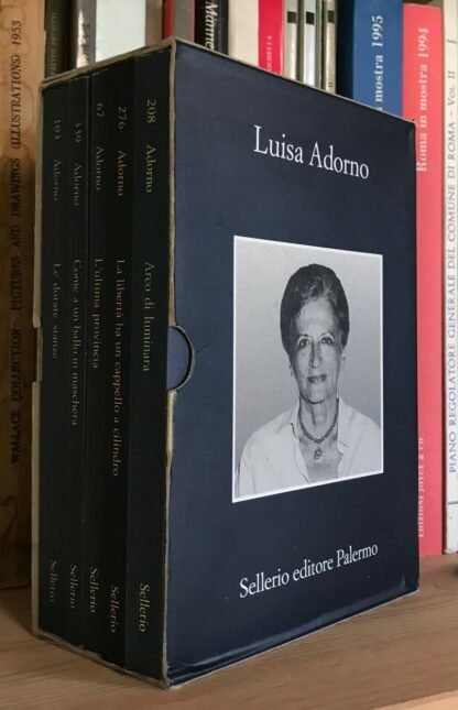 Luisa Adorno 5 volumi in cofanetto illustrato Sellerio 1993-1995