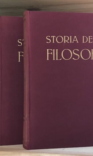 Nicola Abbagnano Storia della Filosofia tre Volumi UTET 1958