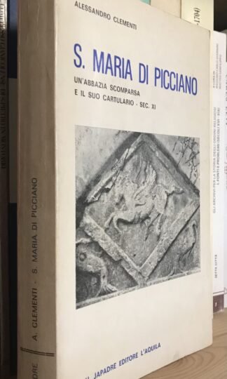 Clementi S. Maria di Picciano Un'abbazia scomparsa Japadre L'Aquila 1982