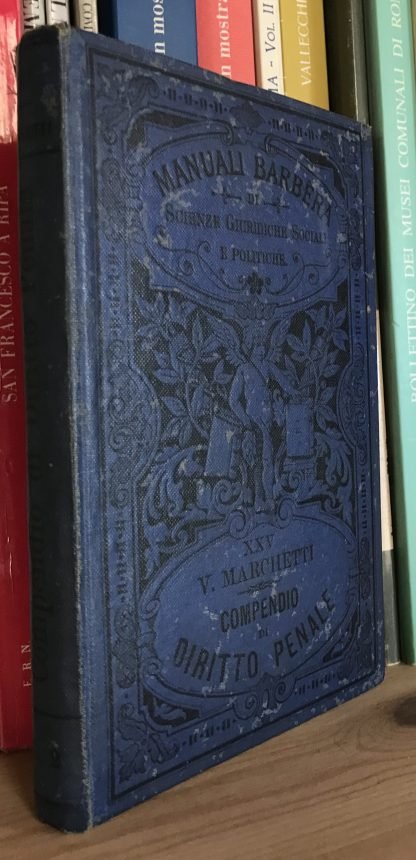 Manuali Barbera Compendio di Diritto Penale  per Vittorio Marchetti
