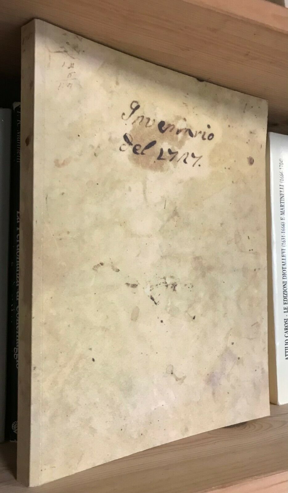 Inventario del Monastero di Santa Rosa 1727 Anastatica 2008