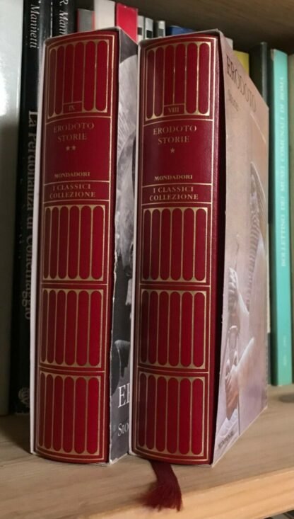 Erodoto Storie Due Volumi Testo Greco a fronte Mondadori I Classici Collezione